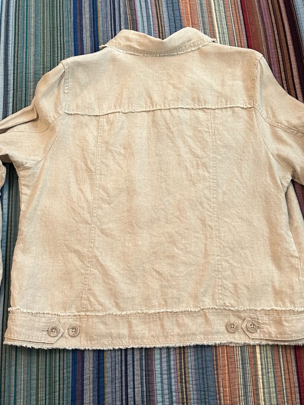 Tommy Bahama Two Palms Raw Edge Linen Jacket - Picture 4 of 6